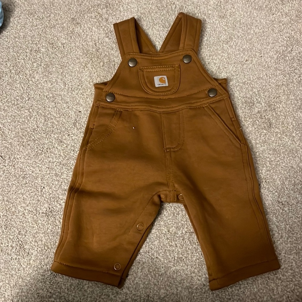 Carhartt brown overalls